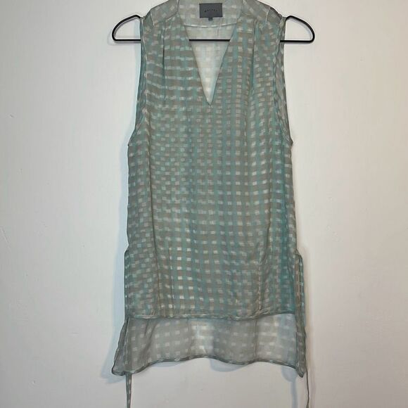 Maiyet Shirt Tail Silk Top 10/40 - Picture 4 of 8